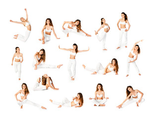 young smiling fitness girl