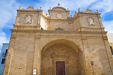 Fototapeta na wymiar Kościół św Franciszka z Asyżu. Gallipoli. Apulia. Włochy.