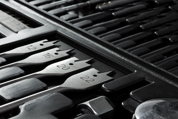 Background of the inside of a tool box