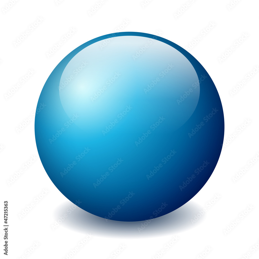 Wall mural vector ball figure