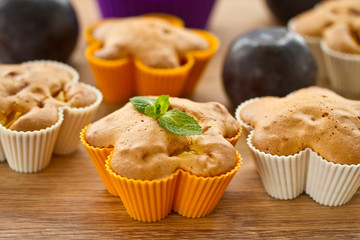 muffins with fruit