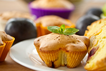 muffins with fruit
