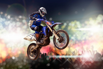 Custom vertical slats with your photo motocross