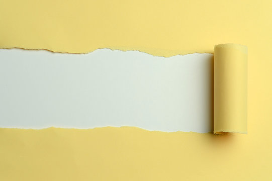 Torn Yellow Paper