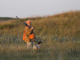 Foto op Canvas Pheasant Hunting © Steve Oehlenschlager