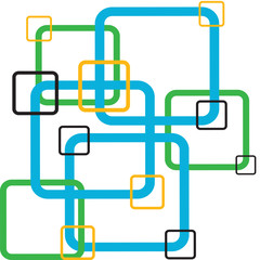 Square abstract background