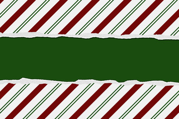 Fototapeta premium Christmas Candy Cane Striped background for your message or invi