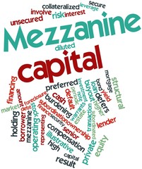 Word cloud for Mezzanine capital