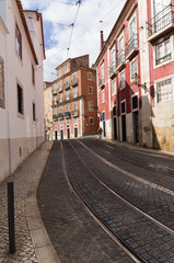 Naklejka na ściany i meble Lizbona ulica