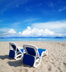 beach and tropical sea