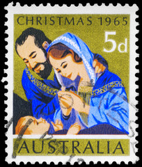 AUSTRALIA - CIRCA 1965 Nativity