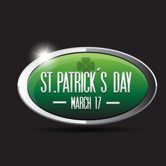 St. Patrick´s Day - March 17 button