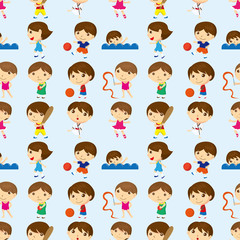 sport seamless pattern