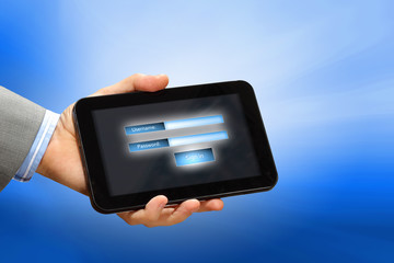 login with email and password