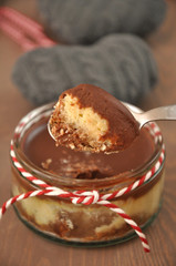 Weihnachtliche Schokocreme im Glas