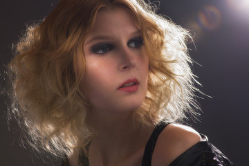 Fototapeta premium Beautiful young model