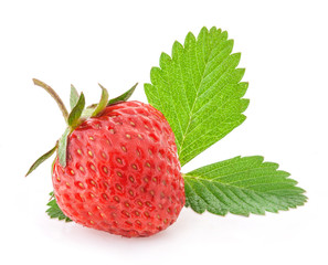 Strawberries berry isolated on white background