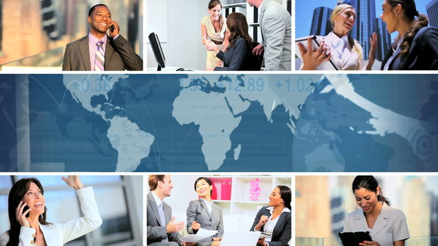 World Business Montage Images