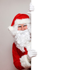 Santa mit Textfreiraum