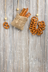 Hanging Christmas decorations