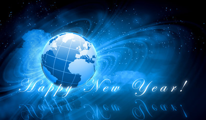 World christmas ball