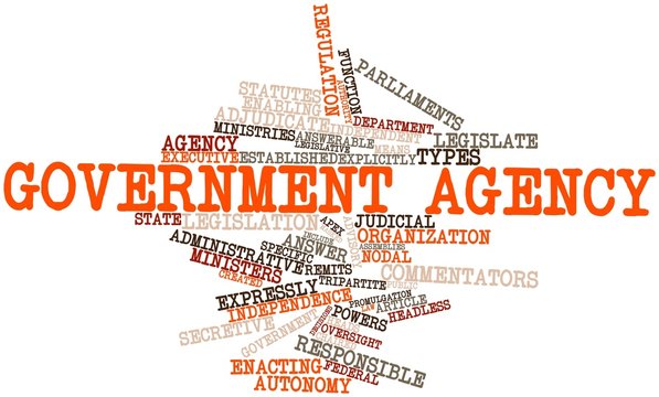 Word cloud for Government agency