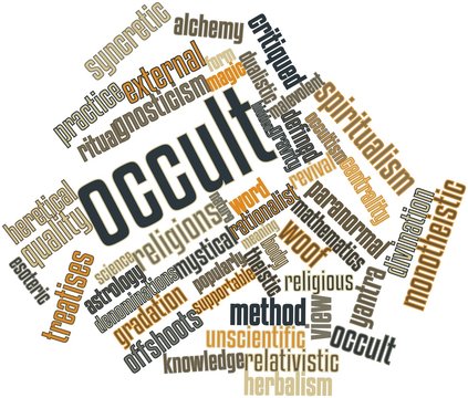 Word cloud for Occult