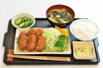 カキフライ定食