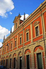 Fototapeta na wymiar Szpital Limite w mieście Lugo wybudowanym w roku 1800.