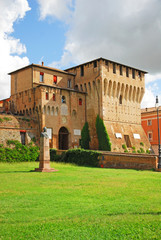 Italy, the Este Castle in the city of Lugo