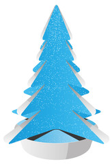 abstract christmas tree vector