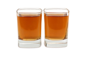 Two whiskey glasses cups