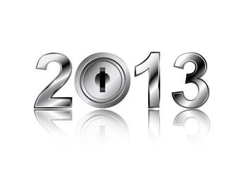 security concept 2013 new year