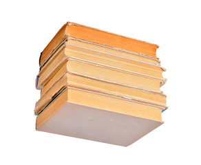 Old books isolated