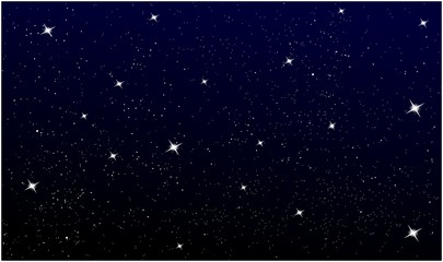 Naklejka premium Starry night sky