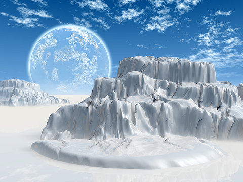 3D Fantasy landscape