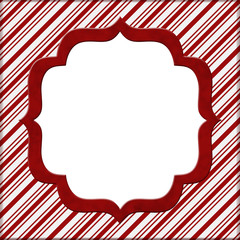 Christmas Candy Cane Striped background for your message or invi