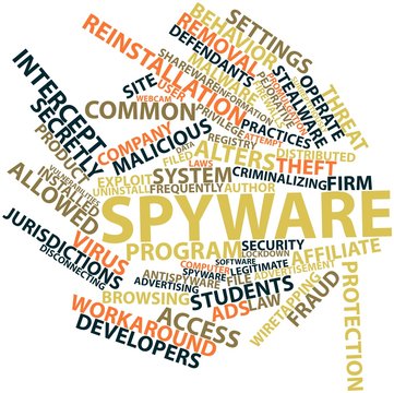 Word cloud for Spyware