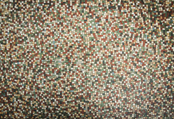 old fashioned small tiles background