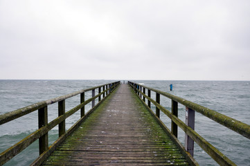Obraz premium molo na morzu, Morze Bałtyckie, Niemcy