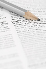 Macro Dictionary Word:  Justice.