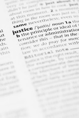 Macro Dictionary Word:  Justice.