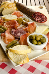 Homelike italian appetizer