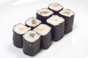 Salmon and Tuna Sushi