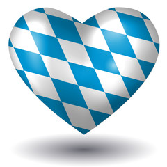 Herz mit Schatten - Bayern