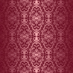 Elegant claret seamless wallpaper.