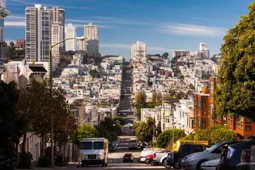 Selbstklebende Fototapeten San Francisco-Panorama © Pixelshop