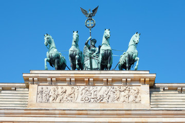 Brandenburg gate detail, Berlin