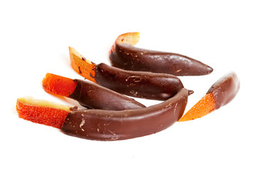 Scorze di arancia al cioccolato