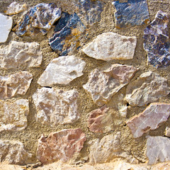 Colorful stone wall. Background texture. 